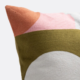 Wonder Embroidered Cotton Rectangular Cushion Cover 60 X 40cm - thumbnail 3
