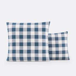Aveiro Checked Gingham 100% Cotton Pillowcase