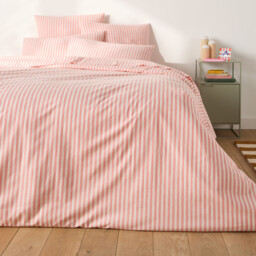 Soizic Coral Cotton Pillowcase - thumbnail 4