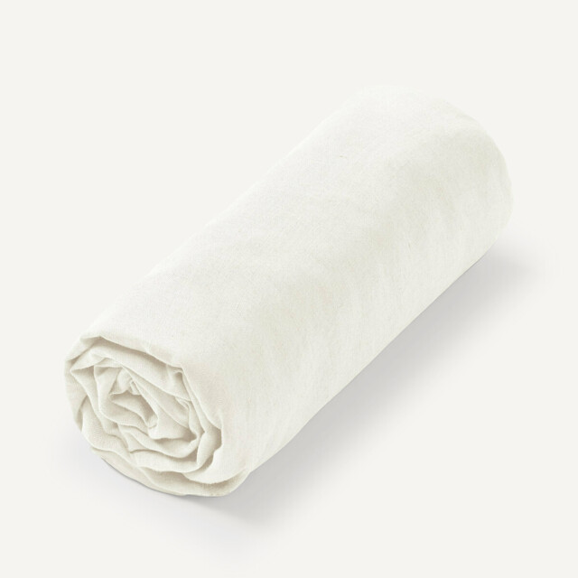 Elina Washed Linen Fitted Sheet For Deep Mattresses (32cm) - image 1