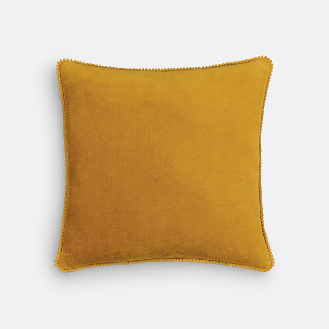 Velvet Linen & Cotton Cushion Cover - image 1