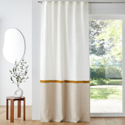 Onega X Velvet Linen and Velvet Hidden Tab Curtain - thumbnail 1