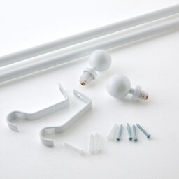 Extendable Ball Design Curtain Pole, 120/210cm - thumbnail 3