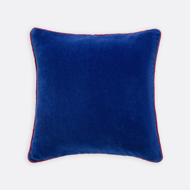 Gusali Square Two-Tone Velour Cushion Cover 50x50cm - image 1