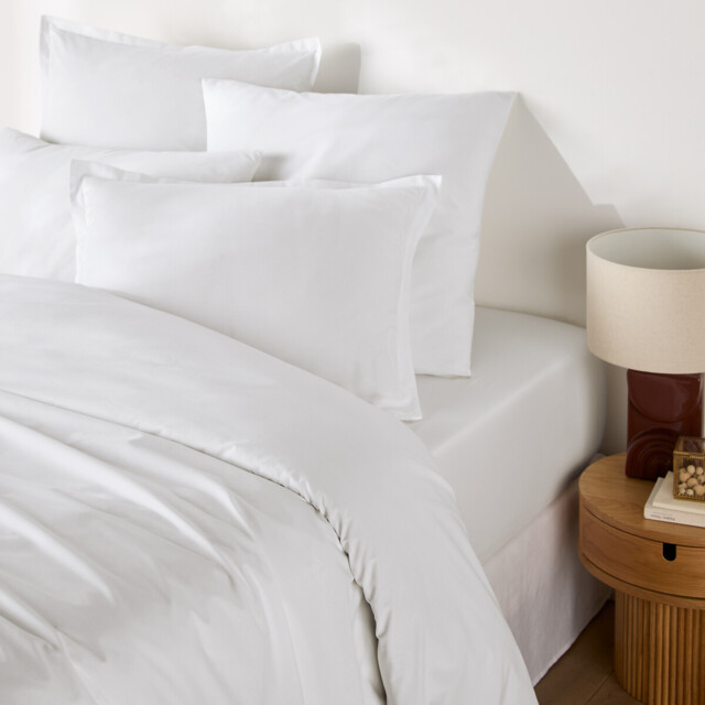 Scenario Cotton Percale 200 Thread Count Zip-Up Duvet Cover - image 1
