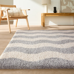 Nami Wave Print Rectangular Rug