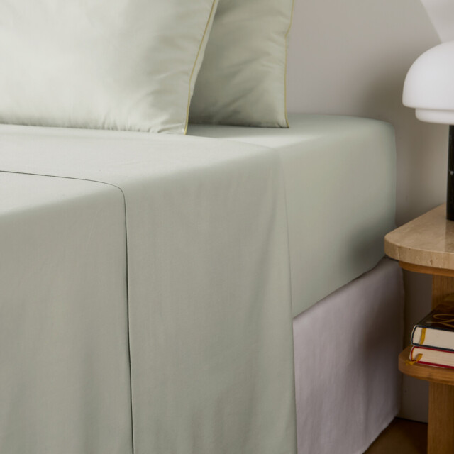 Lona Lycoell/Cotton Percale Flat Sheet - image 1