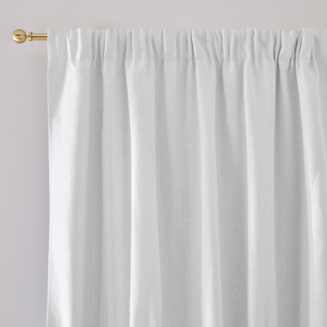 Elba Linen Blackout Curtain with Pencil Pleat and Wave - image 1