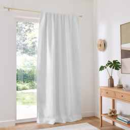 Elba Linen Blackout Curtain with Pencil Pleat and Wave - thumbnail 3