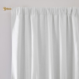 Elba Linen Blackout Curtain with Pencil Pleat and Wave