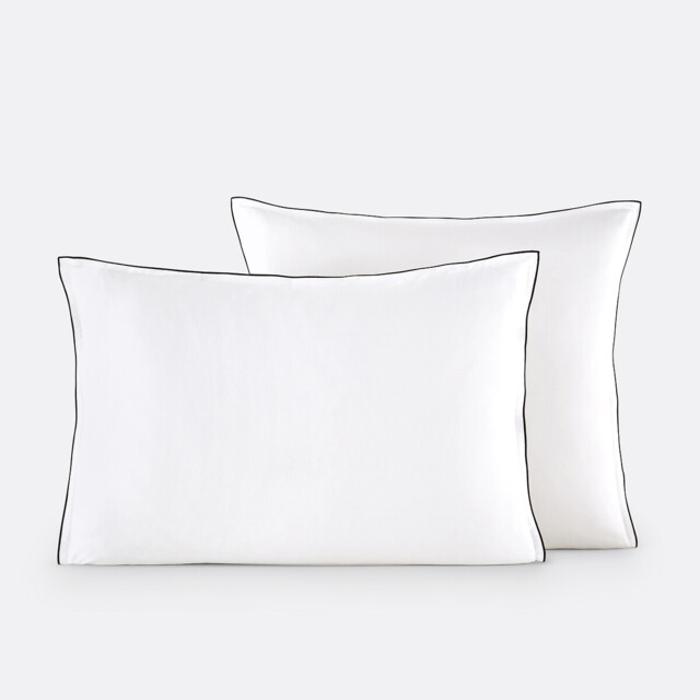 Victor Plain Washed Cotton Satin 300 Thread Count Pillowcase - image 1