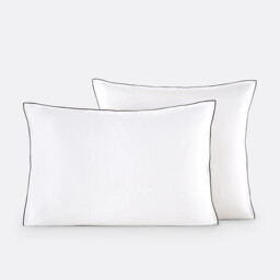 Victor Plain Washed Cotton Satin 300 Thread Count Pillowcase - thumbnail 1