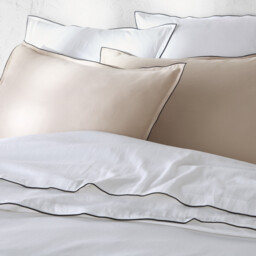 Victor Plain Washed Cotton Satin 300 Thread Count Pillowcase - thumbnail 4
