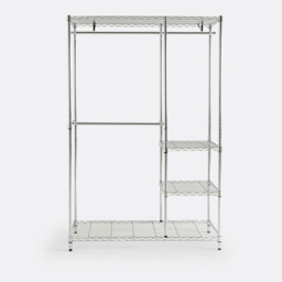 Fozzo 2-Rail 4-Shelf Wardrobe Unit - thumbnail 3