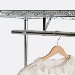 Fozzo 2-Rail 4-Shelf Wardrobe Unit - thumbnail 4