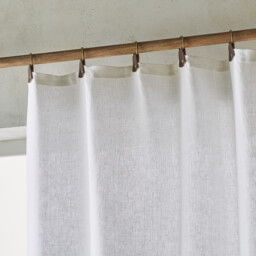 Private Washed Linen Curtain with Loops - thumbnail 2