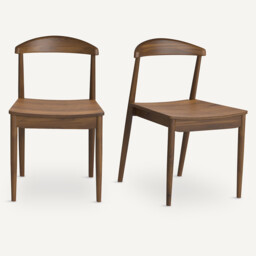 Set of 2 Galb Wooden Chairs