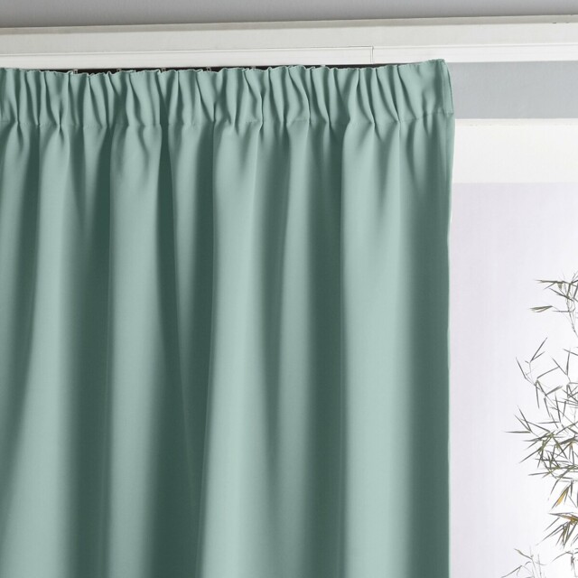 Voda Blackout Radiator Curtain with Pencil Pleat Or Wave
