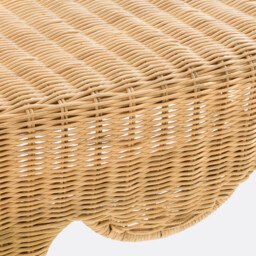 Loama Braided Rattan Console Table - thumbnail 4