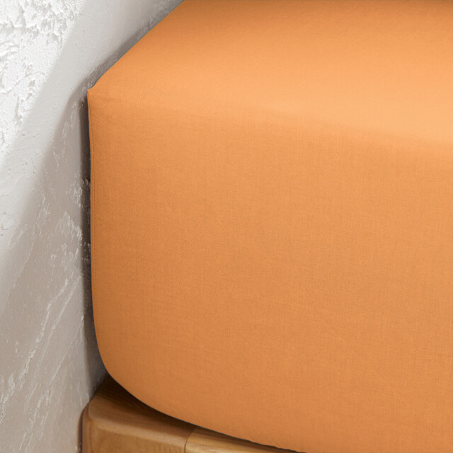 Scenario Plain Cotton Fitted Sheet For Deep Mattresses (32cm) - image 1