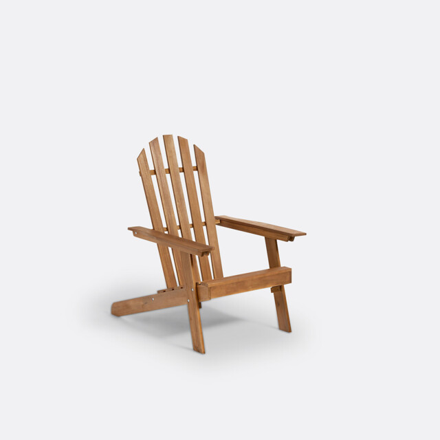 Zeda Adirondack Style Acacia Garden Armchair - image 1