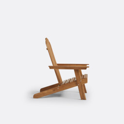 Zeda Adirondack Style Acacia Garden Armchair - thumbnail 3