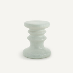 Lulla Side Table in Crackled Glazed Ceramic
