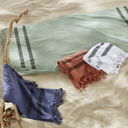 Antalya Organic Cotton XL Fouta Towel - thumbnail 2