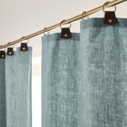 Private Lined Washed Linen Curtain - thumbnail 4