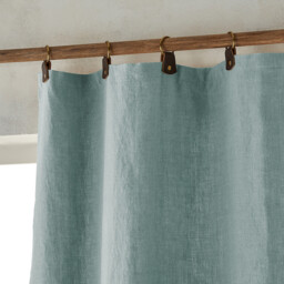 Private Lined Washed Linen Curtain - thumbnail 2