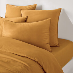 Scenario 30cm Plain Washed Cotton Fitted Sheet - thumbnail 3