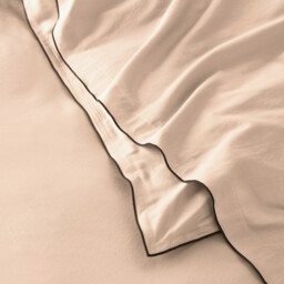 Victor Plain Washed Cotton Satin 300 Thread Count Duvet Cover - thumbnail 4