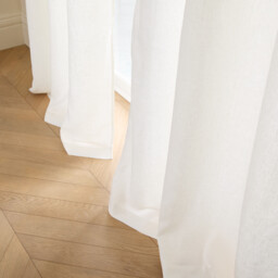 Private Lined Pre-Washed Linen Curtain with Eyelets - thumbnail 2