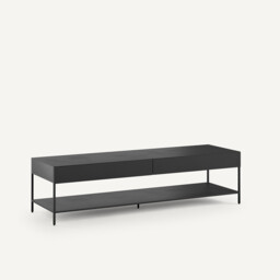 Febee Aged Metal TV Stand