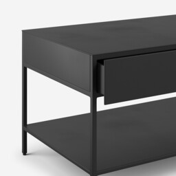 Febee Aged Metal TV Stand - thumbnail 4