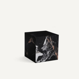 Alcana Ceramic Marble-Effect Side Table
