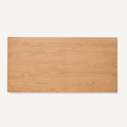 Recto Oak Veneer Rectangular Table Top, Length 200cm