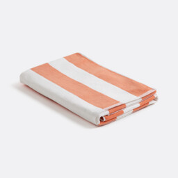 Hendaye Striped Velour Beach Towel - thumbnail 4