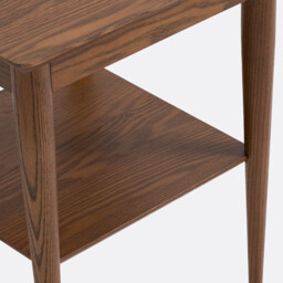 Lussan Solid/Veneer Ash Side Table/Bedside Table - thumbnail 4