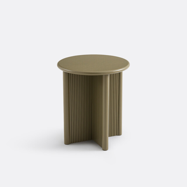 Isaia Acacia-Veneered Side Table - image 1
