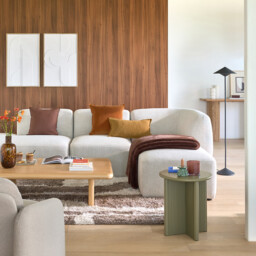 Isaia Acacia-Veneered Side Table - thumbnail 2