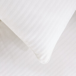 Opale Striped Cotton Satin 350 Thread Count Pillowcase - thumbnail 4