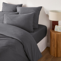 Scenario Plain 100% Washed Cotton Duvet Cover - thumbnail 1
