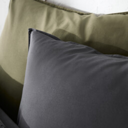 Scenario Plain 100% Washed Cotton Duvet Cover - thumbnail 3