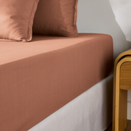 Scenario Cotton Percale 200 Thread Count Fitted Sheet, 40cm Flap - thumbnail 1