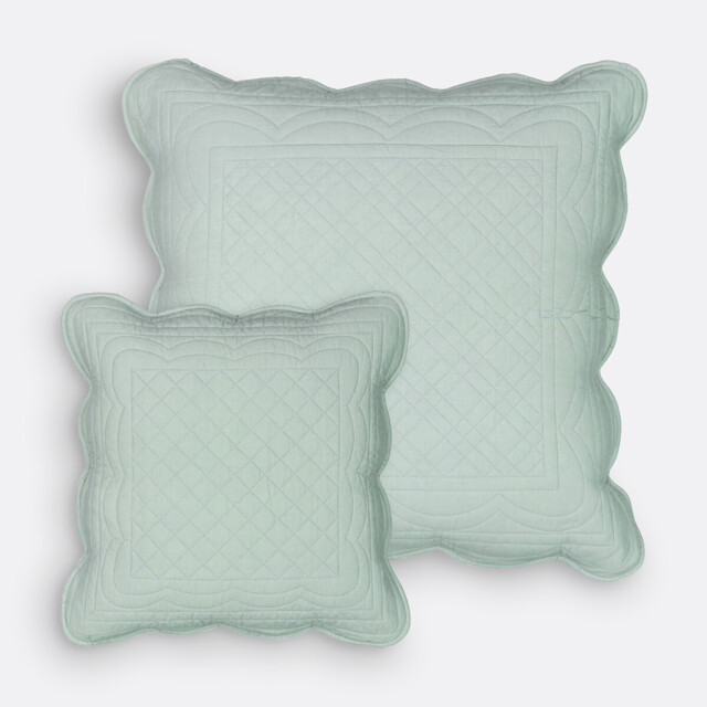 Scenario Quilted 100% Cotton Cushion Cover - image 1