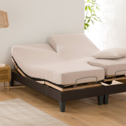 Scenario Plain Cotton Fitted Sheet For Articulated Bed - thumbnail 1