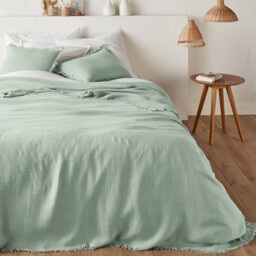 Linange Washed Linen Bedspread - thumbnail 3