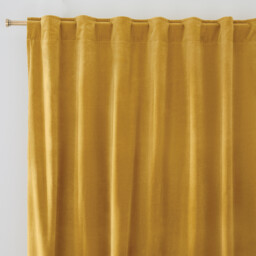 Velvet Hidden Tab Top Blackout Curtain