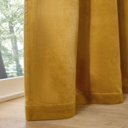 Velvet Hidden Tab Top Blackout Curtain - thumbnail 3